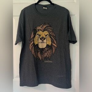 Men's Disney's The Lion King Dark Gray Tee